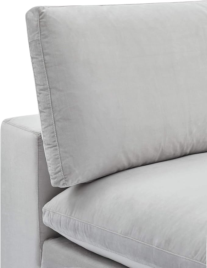 Modway Modular Sofa Commix Down Filled Overstuffed Performance Velvet