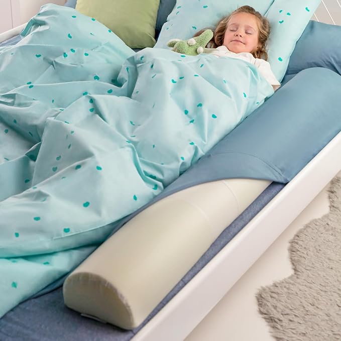 BANBALOO 2 Pack Bed Bumper for Toddlers 53 | Foam Bed Rails for Queen King Twin Full-Size Beds | Toddler Barrier | Safety Rail Guard for Kids | Portable Foam Bumpers for Travel and Home Use