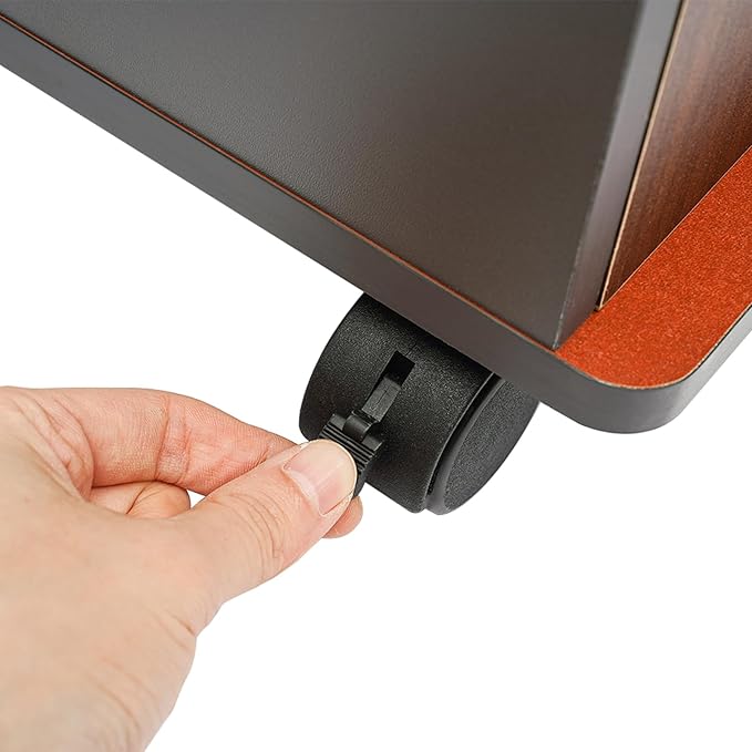 Mobile File Cabinet with Lock Under Desk File Cabinet with Lock Wheels Floor Stand Rolling Printer Stand with Drawer for Home &amp Office Legal/Letter/A4 File Storage Cabinet Large Capacity