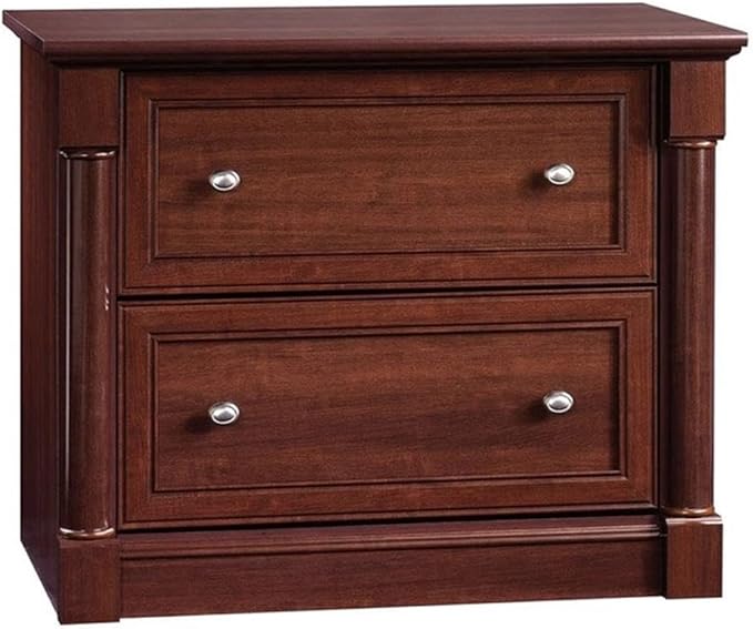 BOWERY HILL 2 Drawers 29.61 Lateral Cherry Engineered Wood Filing Cabinet Easy Assembly Stationary for Home Office