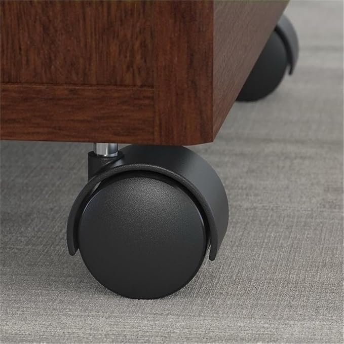Scranton &amp Co 3 Drawer Mobile Pedestal in Mahogany