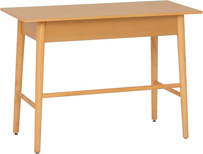 Melissa Natural Wooden One Drawer Writing Desk by Linon
