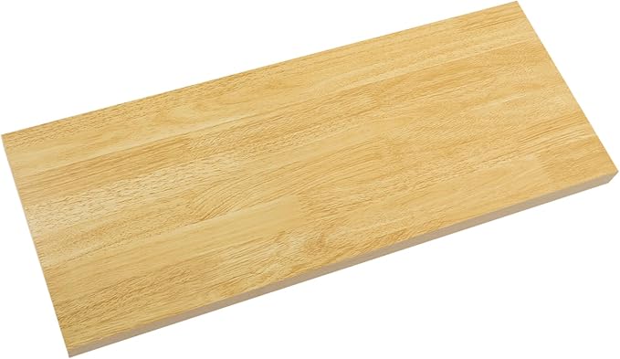 Universal Tabletop29.52x11.81in Adjustable Rectangular Standard Countertop Solid One-Plece Table Top Double Desks Wood DIY Countertop for HomeOfficeLiving Rooms (29.52 * 11.81in)