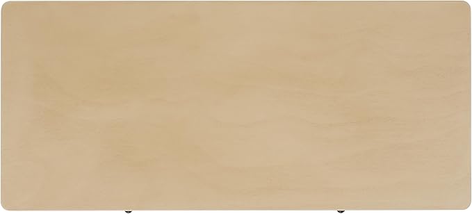 SAFAVIEH Home Collection Haven Farmhouse Country Cottage Natural Brown 2-Drawer Desk Console Table for Entryway Living Room Home Office