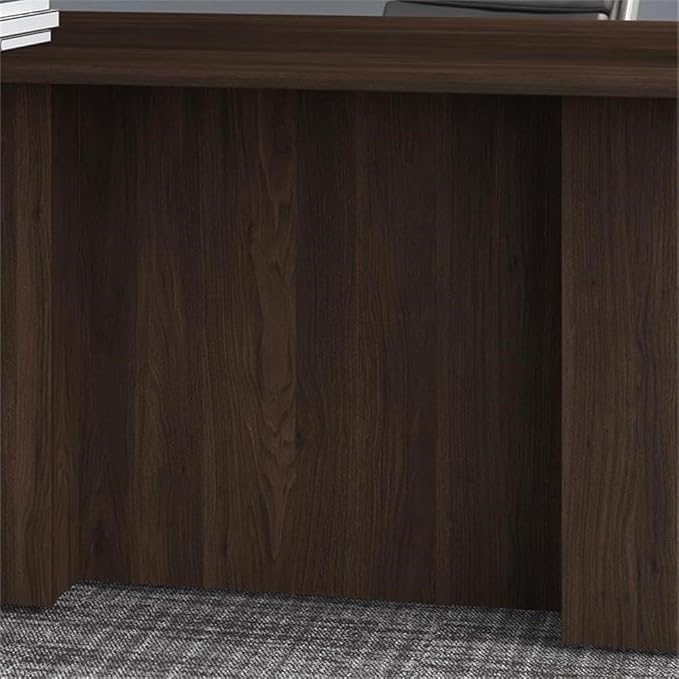 Bush Business Furniture Office 500 Executive Desk 72W x 36D Black Walnut