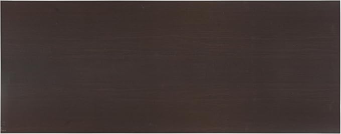 Penau Cappuccino Oak Desk with 4 Storage Shelves Melamine Paper Veneer Space Saving Design Mahogany Finish Perfect for Home Office