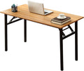 Folding Desk 54.3 inch No Assembly Folding Desks for Small Spaces Sturdy Foldable Computer Desk Functional Home Office Desks Study Writing Desk Office Table Workstation for Home Office Outdoor