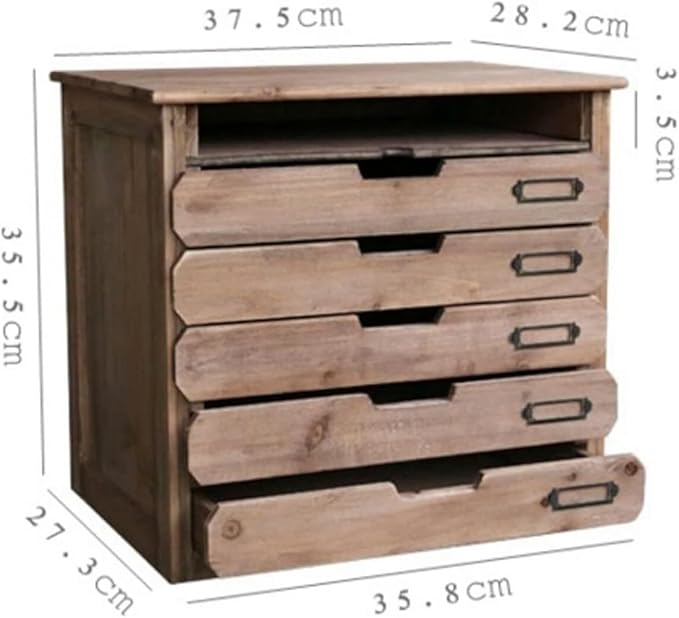 A4 File Organizer Multi Drawer File Cabinets Organizer Multi-Layer Classification Drawer Under Desk Storage(Color:A)