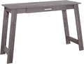Computer Desk Home Office Laptop Storage Drawers Work Grey Laminate Contemporary Modern