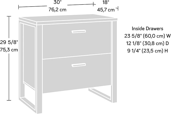 Modern 2 Drawer Small File Cabinet with Lock Under Desk Locking Drawers Storage Cabinet Organizer for Home Office FilingDarkbrown