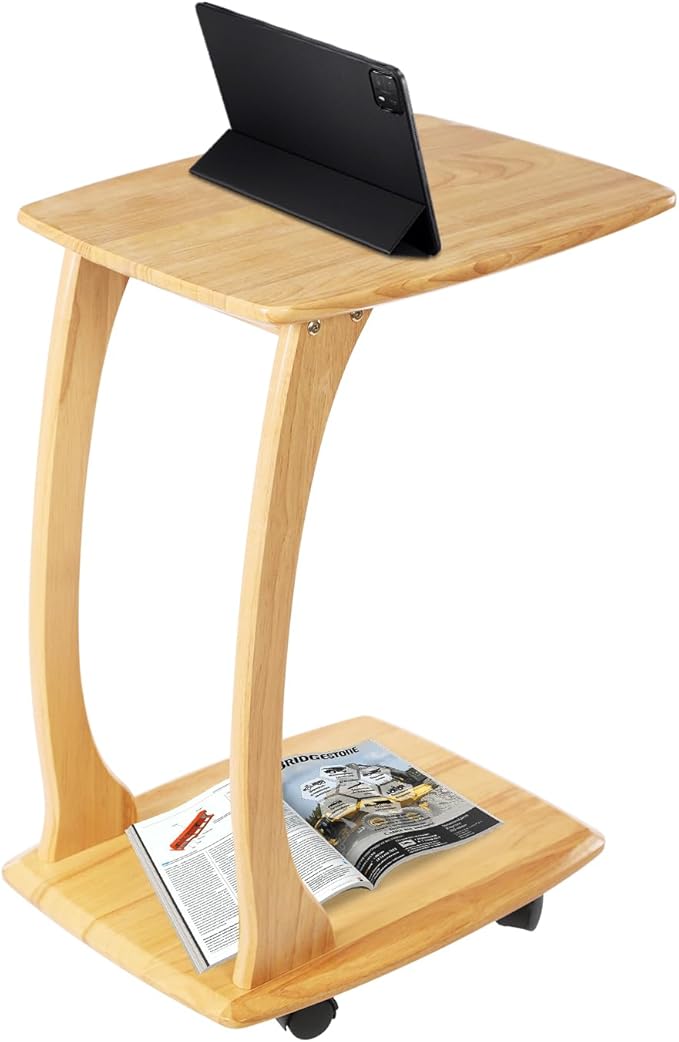 Mobile Office Computer Desk Home Improvement Building Materials/Commercial Office Furniture 46x35x63cm- Wood Color