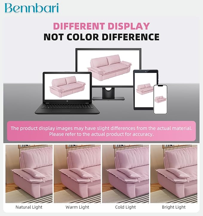 73.2 Queen Size Pull Out Sofa Bed 3-in-1 Velvet Convertible Sleeper Loveseat for Living Room Apartment Bedroom &amp Small Spaces (Pink)