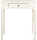SAFAVIEH Home Collection Arina Distressed White 1-Drawer Computer Table Office Desk