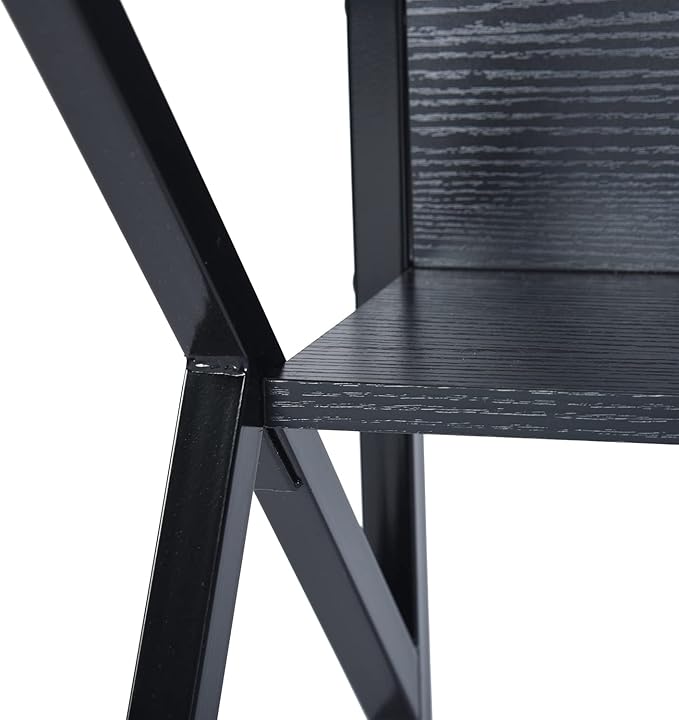FurnitureR Computer Desk 39.4 inch Home Office Desk for Small Spaces Modern Simple Style for Home Office Study Writing Black