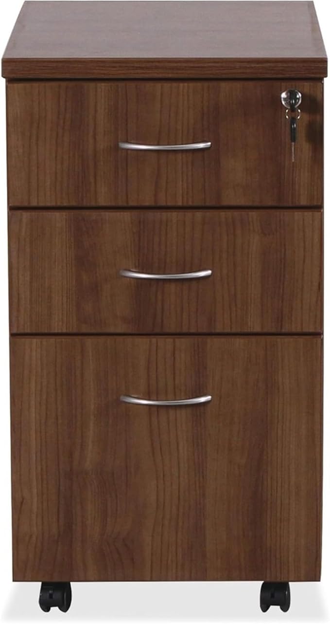 Mobile File Cabinet Walnut Freestanding Mobile Pedestal Mobile File Cabinets