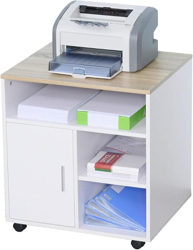 File Cabinet Printer Stand with Storage Office Cabinet Under Desk Cabinet with Wheels Office Cabinet Under Desk Storage(Color:C)