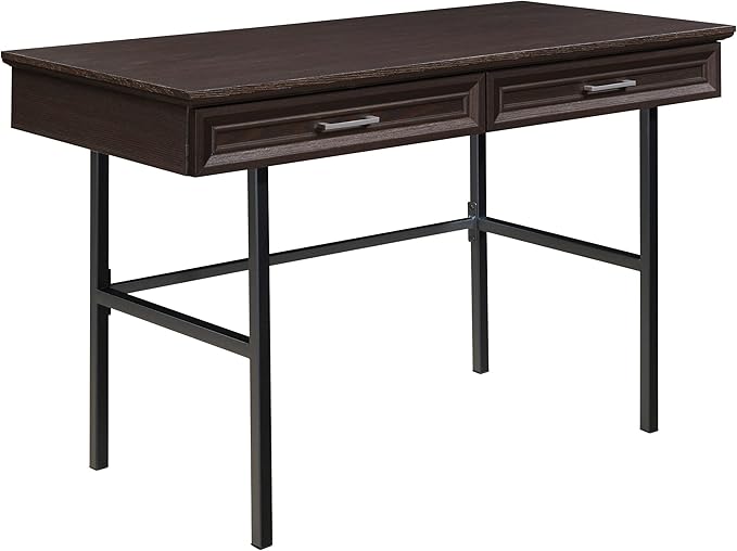 OSP Home Furnishings Jefferson Writing Desk with Lockdowel Fastening System Espresso