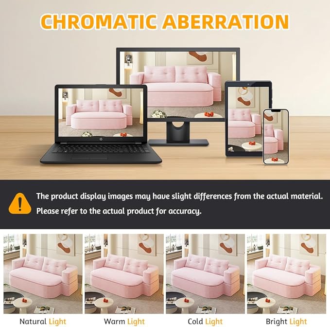 2 in 1 Convertible Compressed Sofa Bed 51.2'' Modern Boneless Loveseat Sleeper in a Box Floor Mattress Futon Couch No Assembly Needed Space Saving Pink 2 Pillows &amp Blanket Full for Home