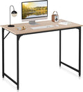 YRLLENSDAN 39 ”Computer Desk Small Space Home Gaming Desk Modern Simple Style Corner Desk Wooden Writing Desks Study Table for Office BedroomNature