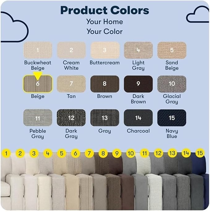Pemberly Row Modern 73 Track Arm Sofa Beige Upholstered Removable Covers Compact Space-Saving Design Solid Wood Frame High-Density Foam Cushions Living Room or Home Office Furniture