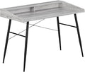 Monarch Specialties I 7541 Computer Desk Home Office Laptop Storage Shelves 48 L Work Metal Laminate Grey Black Contemporary Modern