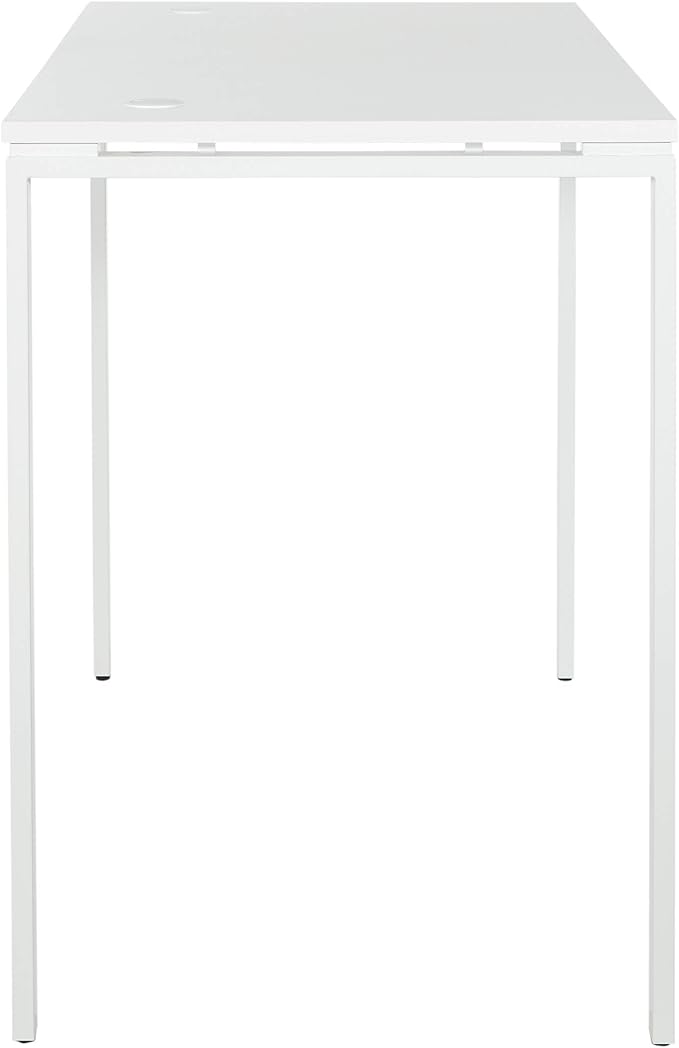 OSP Home Furnishings Prado Home Office Writing Desk 60 Inches Wide x 42 Inches High White