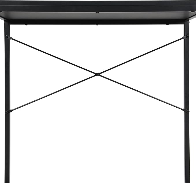 eHemco 30 Inch Small Rectangular Computer Desk for Home Office and Study Black