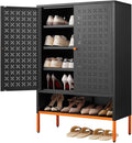 Suitable for Steel Storage cabinets in Living Rooms Kitchens and bedrooms and Office File Cabinet 2 Movable partitions (Hua-Black)