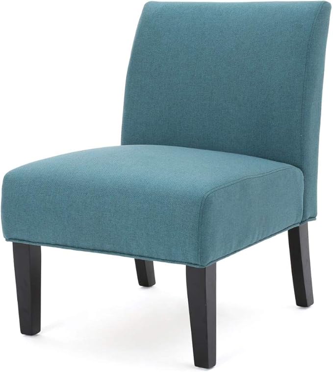 Christopher Knight Home Kassi Fabric Accent Chair Dark Teal 29. 50”D x 22. 50”W x 32. 00”H