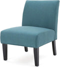 Christopher Knight Home Kassi Fabric Accent Chair Dark Teal 29. 50”D x 22. 50”W x 32. 00”H