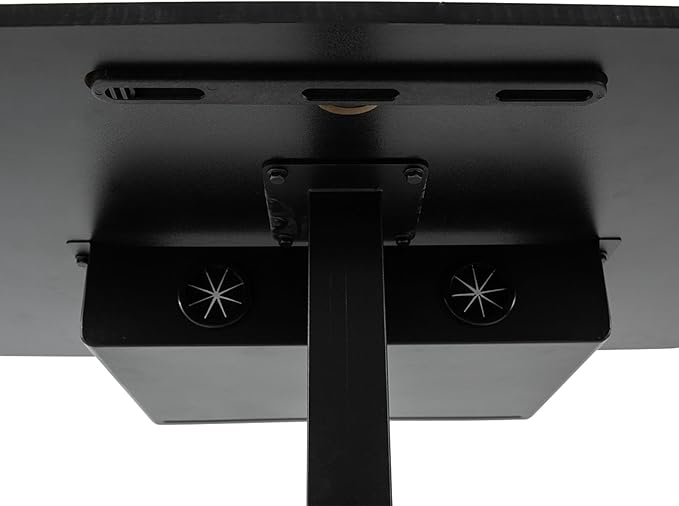 Mobile Standing Desk 44 Height Adjustable Foot Pedal Rolling Desk Portable Pneumatic Laptop Standing Workstation Cart with Storage Box and Wheels for Home Office Craft &amp Study Black
