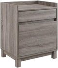 Riverbay Furniture Modern Filing Cabinet 2-Drawer Wood Frame Gray Veneer Finish Compact Office Storage with Hanging File Drawer and Printer Stand 27.13 in H x 22 in W x 17 in D
