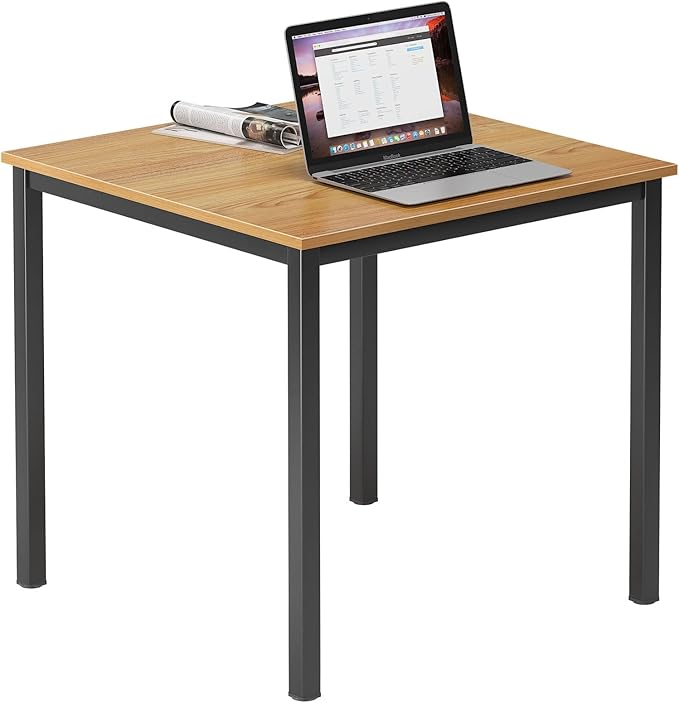 DlandHome Small Computer Desk for Home Office Table Writing Table for Small Spaces Study Table Laptop Desk 31.5x31.5 Inch