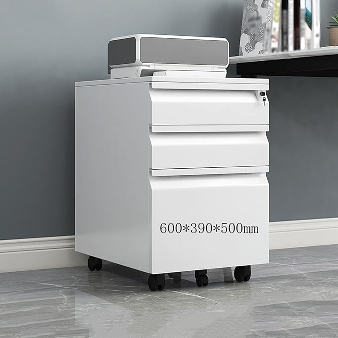 HASMI Filing Cabinet Metal Cabinet File Cabinet Low Cabinet Office Data File Activity Storage Three Drawer Cabinet with Lock Cabinet Storage Cabinet (Size : 2) yuqing2022