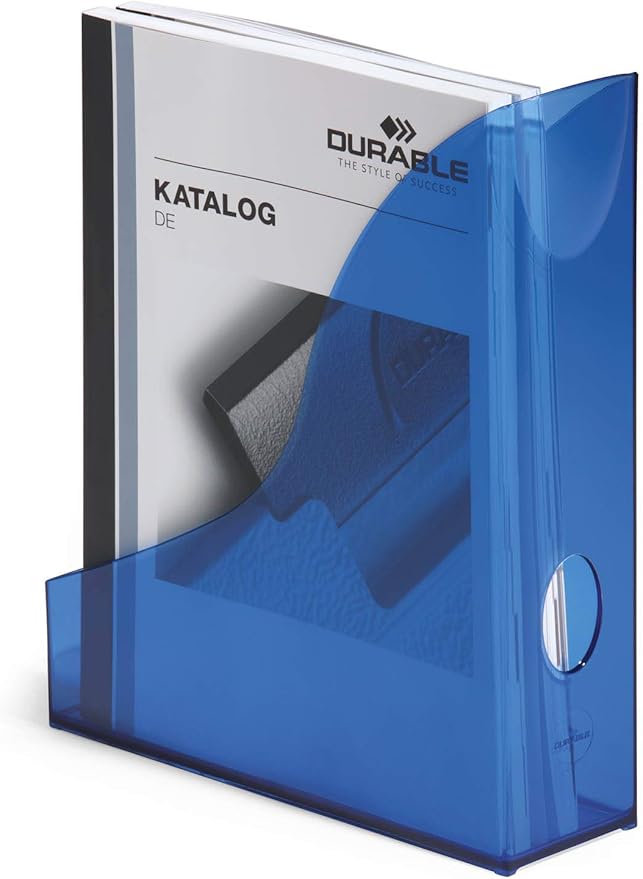 Durable 1701712540 Magazine File Basic 6 Pieces Blue Transparent