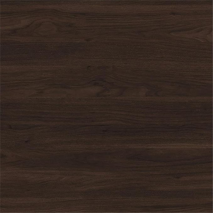 Pemberly Row L Shaped Desk 60W x 42W Engineered Wood Black Walnut Finish Spacious Work Surface Wire Management Durable Home Office Desk for Computers or Multiple Monitors
