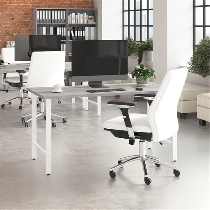 Bush Business Furniture Series C 72W Credenza Desk in Hansen Cherry Large Computer Table for Home and Professional Office