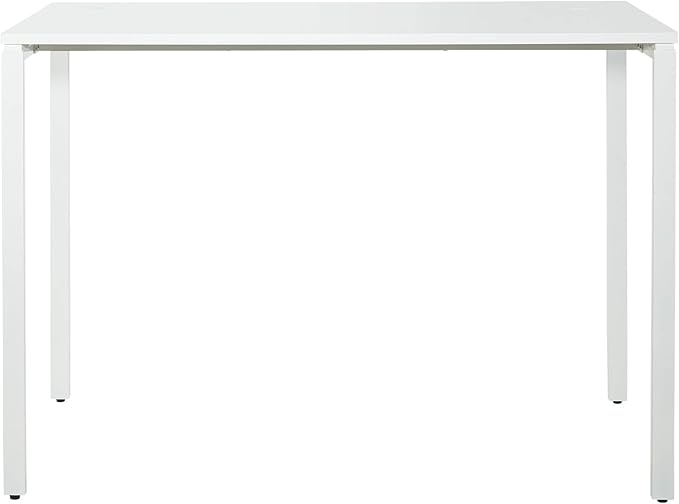 OSP Home Furnishings Prado Home Office Writing Desk 60 Inches Wide x 42 Inches High White