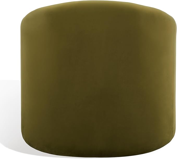 SAFAVIEH Couture Collection Laylette Olive Green Velvet Accent Chair (Fully Assembled)