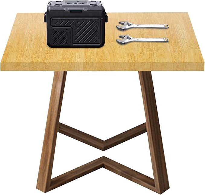 Universal Tabletop29.52x 29.52in Adjustable Rectangular Standard Countertop Solid One-Plece Table Top Double Desks Wood DIY Countertop for HomeOfficeLiving Rooms (29.52 * 29.52in)
