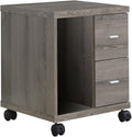 Rolling File Cabinet with Storage and Top Panel for Home Office