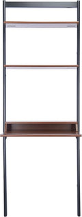 Safavieh Home Collection Pamella Honey Brown and Charcoal 2-Shelf Leaning Desk
