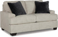 Signature Design by Ashley Vayda Contemporary Loveseat for Living Room Beige