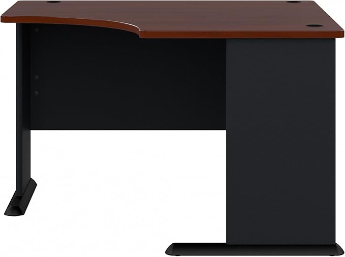 Bush Business Furniture Series C 48W x 30D Shell Desk in Mocha Cherry Office Workstation for Professional Use Compact Desktop Solution for Workspace