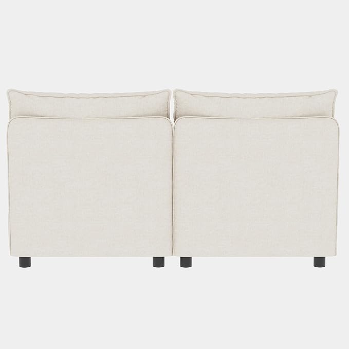 Oversized Modular Storage Sectional Sofa Customizable Seating Group Sofa&ampCouch Convertible Lounge Sleeper Chaise Daybed with Movable Seat L-Shaped Chenille Upholstered Sofa Couch for Living Room