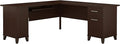 Bush Furniture Somerset 72W L Shaped Desk with Storage in Mocha Cherry 72-inch Large Corner Computer Table for Home Office Workspace