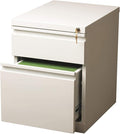 Hirsh Industries 20-inch White Moblie Pedestal with Extended Box/ File