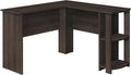 Monarch Specialties I 7722 Computer Desk Home Office Corner Storage Shelves 48 L L Shape Work Laptop Laminate Brown Contemporary Modern