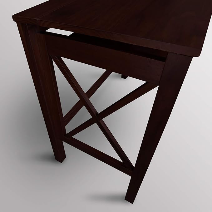 Montego Folding Desk with Pull-Out-Espresso