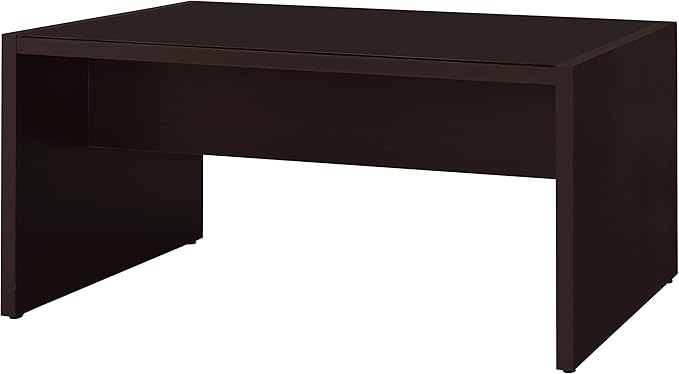 Coaster Home Furnishings - Delwin - Engineered Wood - 47-Inch Lift-Top Computer Desk with Drawers &amp File Cabinet Drawer Without Keyboard Tray Farmhouse Style - Home Office - Rustic Nutmeg - 8009
